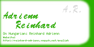 adrienn reinhard business card